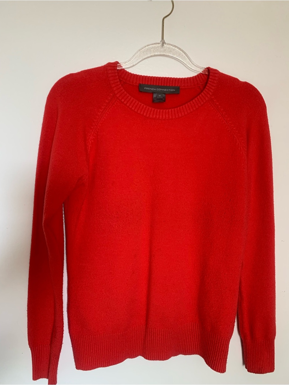 French Connection Bright coral Crewneck Sweater